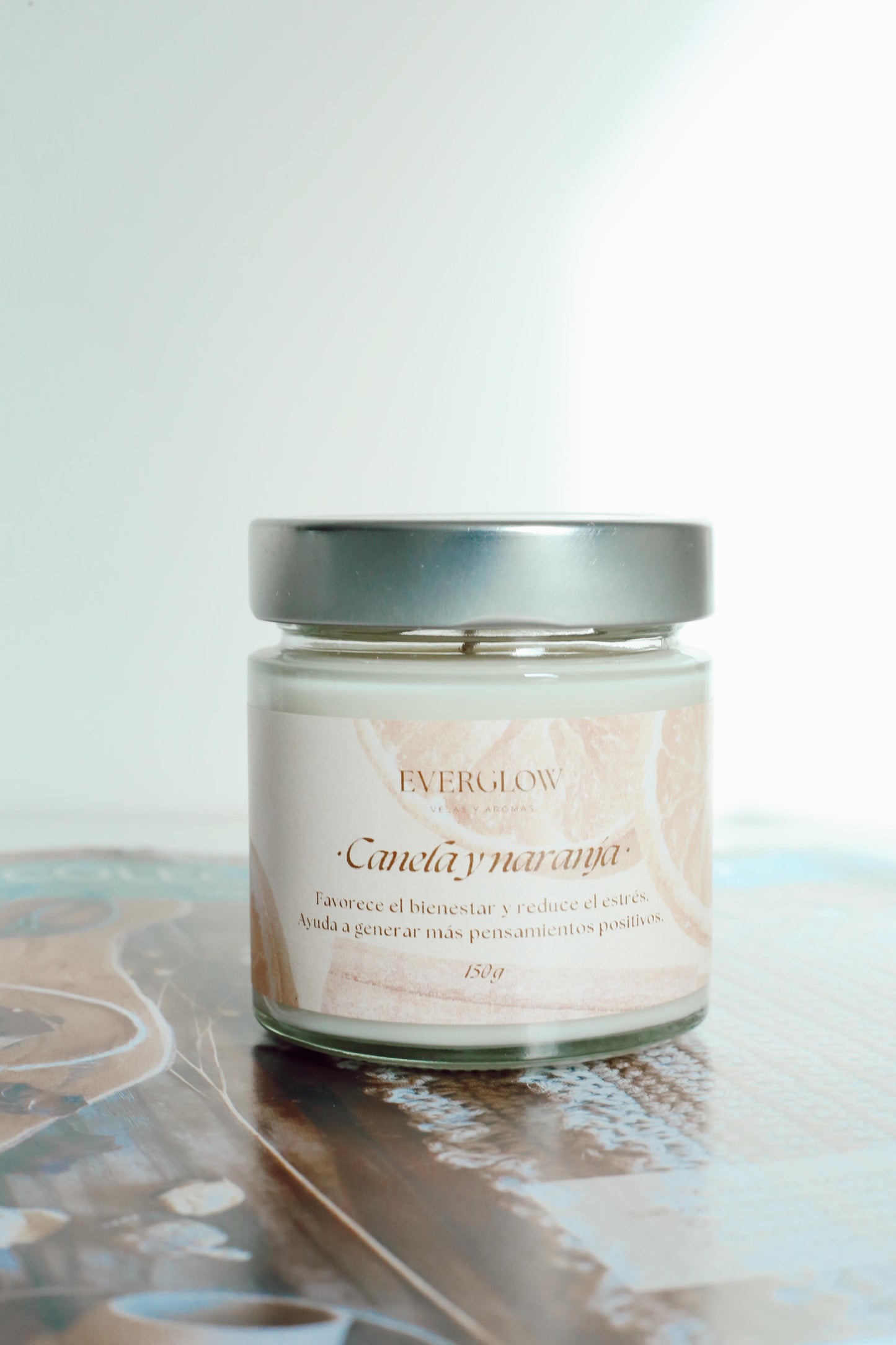 Vela Canela y Naranja